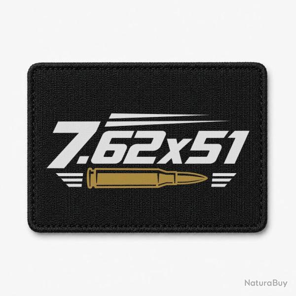 Patch Tir Sportif - Calibre 7.62�51 - Noir / Orange