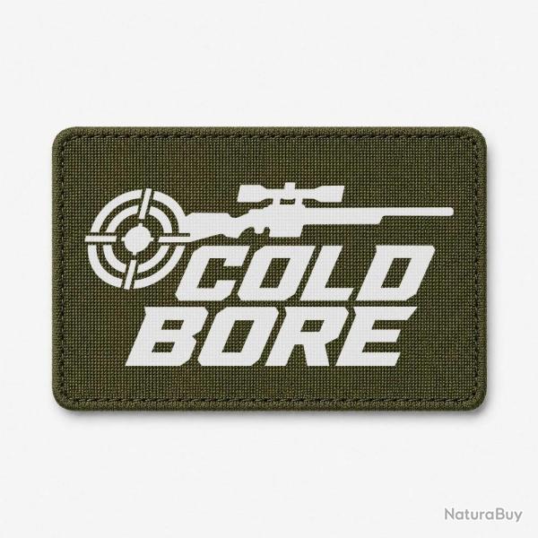Patch Tir Sportif - Cold Bore - Carabine - Olive / Blanc