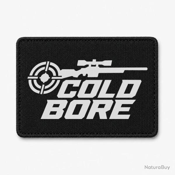 Patch Tir Sportif - Cold Bore - Carabine - Noir / Blanc