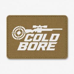 Patch Tir Sportif - Cold Bore - Carabine - Coyote / Blanc