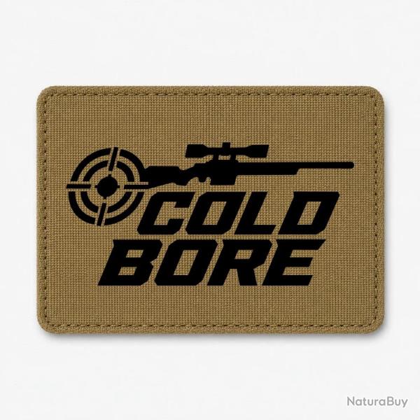 Patch Tir Sportif - Cold Bore - Carabine - Coyote / Noir
