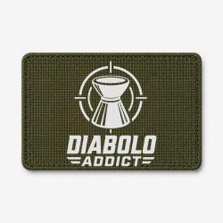 Patch Tir Sportif - Diabolo Addict - Olive / Blanc