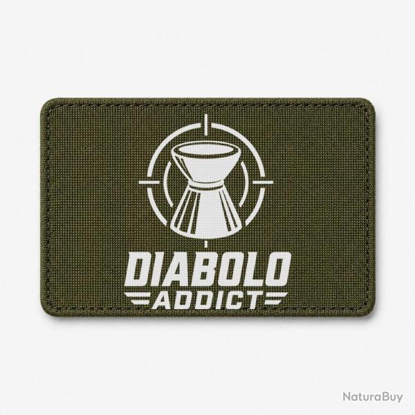 Patch Tir Sportif - Diabolo Addict - Olive / Blanc