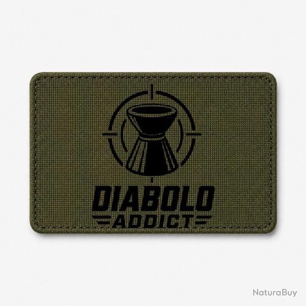 Patch Tir Sportif - Diabolo Addict - Olive / Noir