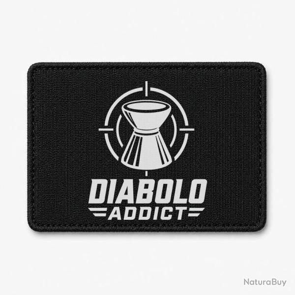 Patch Tir Sportif - Diabolo Addict - Noir / Blanc