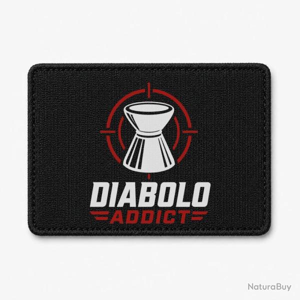 Patch Tir Sportif - Diabolo Addict - Noir / Orange