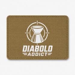 Patch Tir Sportif - Diabolo Addict - Coyote / Blanc