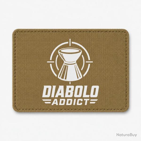 Patch Tir Sportif - Diabolo Addict - Coyote / Blanc
