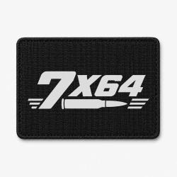 Patch Tir Sportif - Calibre 7&times;64 - Noir / Blanc