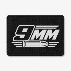 Patch Tir Sportif - Calibre 9 mm - Noir / Blanc
