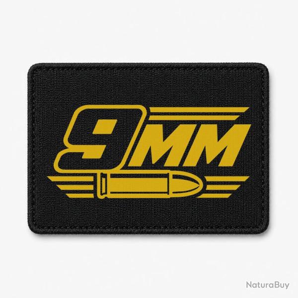 Patch Tir Sportif - Calibre 9 mm - Noir / Orange