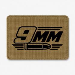 Patch Tir Sportif - Calibre 9 mm - Coyote / Noir