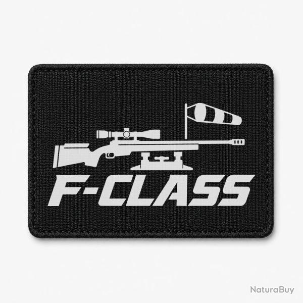 Patch Tir Sportif - F-Class - Carabine et manche � air - Noir / Blanc