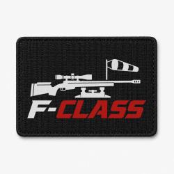 Patch Tir Sportif - F-Class - Carabine et manche &agrave; air - Noir / Orange
