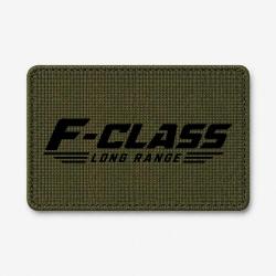 Patch Tir Sportif - F-Class Long Range - Tireur couch&eacute; - Olive / Noir