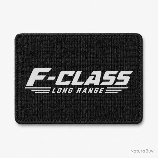 Patch Tir Sportif - F-Class Long Range - Tireur couch� - Noir / Blanc