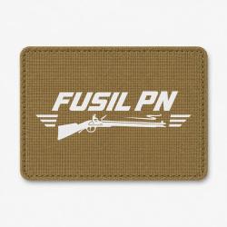 Patch Tir Sportif - Fusil PN - Coyote / Blanc