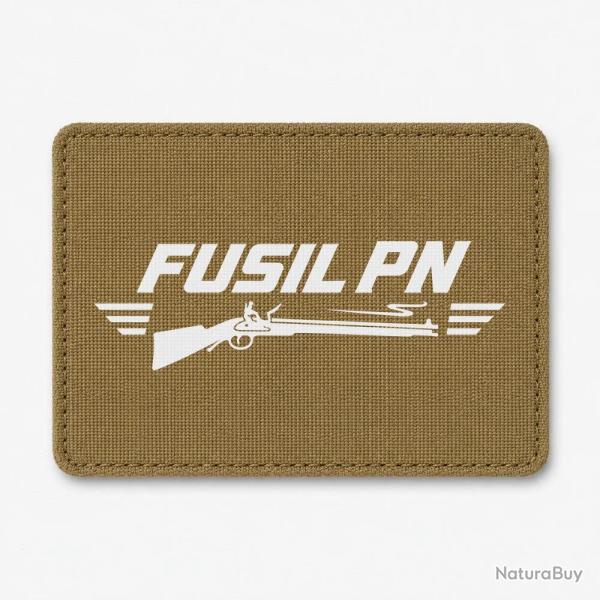 Patch Tir Sportif - Fusil PN - Coyote / Blanc