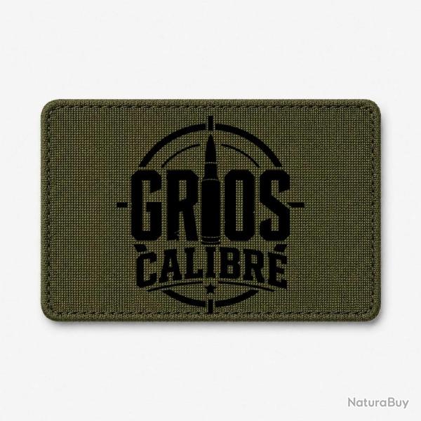 Patch Tir Sportif - Gros calibre - Cartouche - Olive / Noir