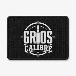 Patch Tir Sportif - Gros calibre - Cartouche - Noir / Blanc