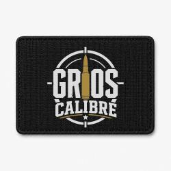 Patch Tir Sportif - Gros calibre - Cartouche - Noir / Orange