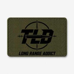 Patch Tir Sportif - Long Range Addict - Olive / Noir