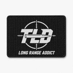 Patch Tir Sportif - Long Range Addict - Noir / Blanc