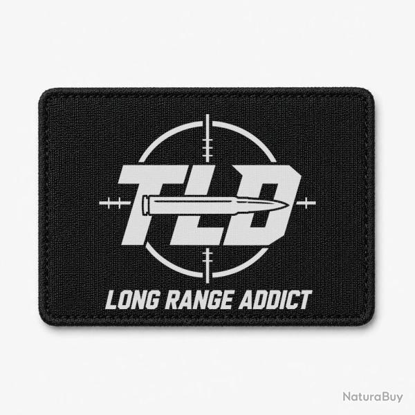 Patch Tir Sportif - Long Range Addict - Noir / Blanc