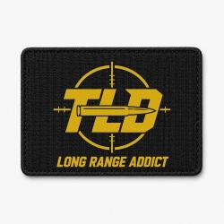 Patch Tir Sportif - Long Range Addict - Noir / Orange