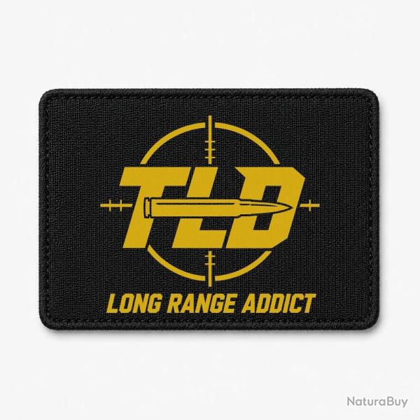 Patch Tir Sportif - Long Range Addict - Noir / Orange