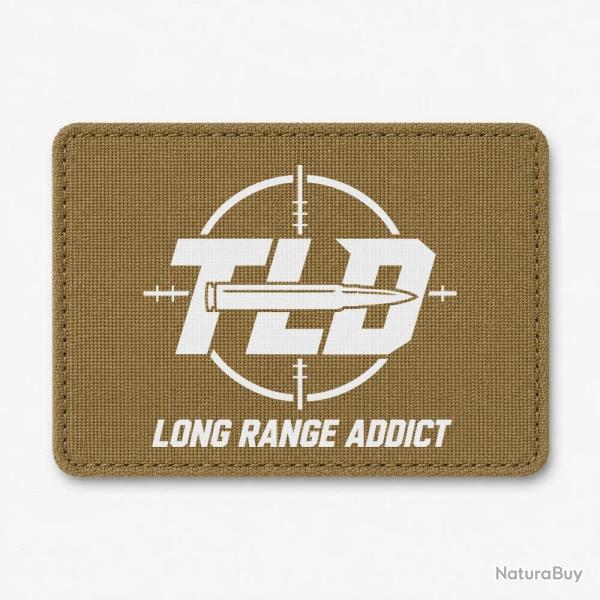 Patch Tir Sportif - Long Range Addict - Coyote / Blanc