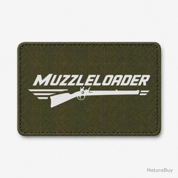 Patch Tir Sportif - Muzzleloader - Olive / Blanc
