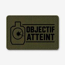 Patch Tir Sportif - Objectif atteint - Cible - Olive / Noir