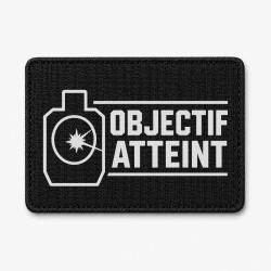 Patch Tir Sportif - Objectif atteint - Cible - Noir / Blanc