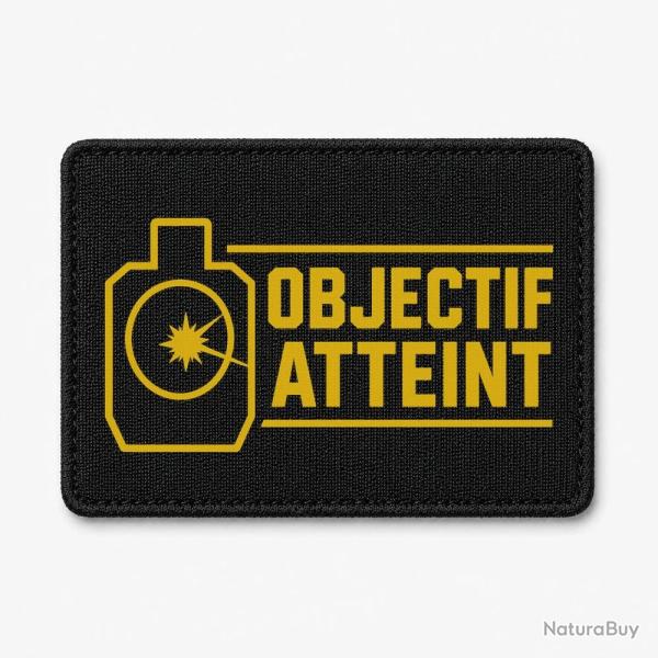 Patch Tir Sportif - Objectif atteint - Cible - Noir / Orange