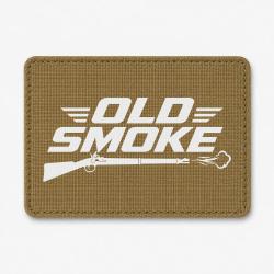 Patch Tir Sportif - Old smoke - Coyote / Blanc