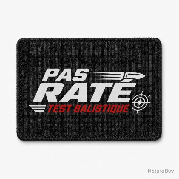 Patch Tir Sportif - Pas rat� - Test balistique - Noir / Orange
