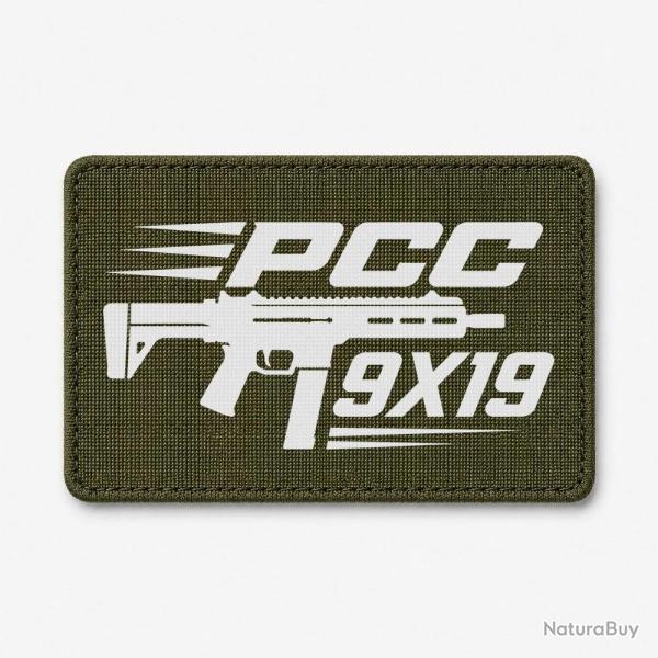 Patch Tir Sportif - PCC 9�19 - Olive / Blanc