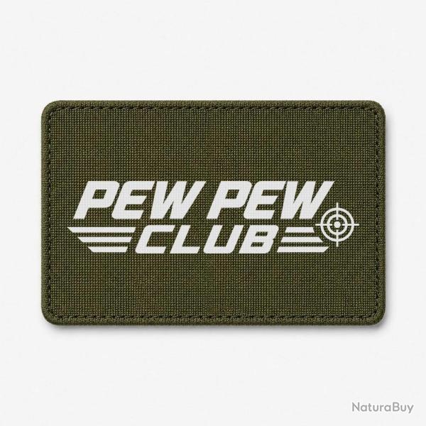 Patch Tir Sportif - Pew Pew Club - Olive / Blanc