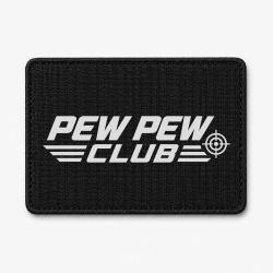 Patch Tir Sportif - Pew Pew Club - Noir / Blanc