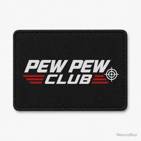 Patch Tir Sportif - Pew Pew Club - Noir / Orange
