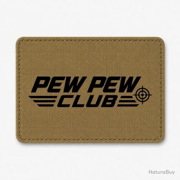 Patch Tir Sportif - Pew Pew Club - Coyote / Noir