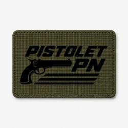 Patch Tir Sportif - Pistolet PN - Olive / Noir