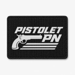 Patch Tir Sportif - Pistolet PN - Noir / Blanc