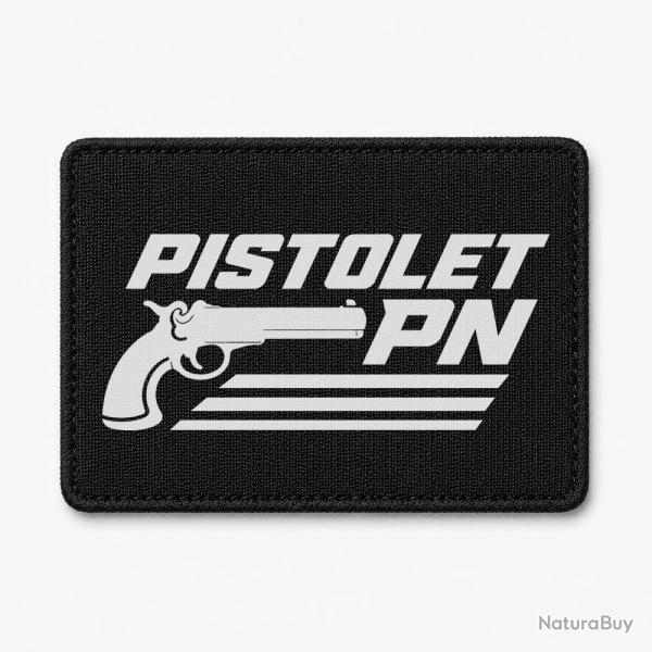 Patch Tir Sportif - Pistolet PN - Noir / Blanc