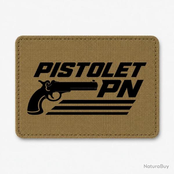 Patch Tir Sportif - Pistolet PN - Coyote / Noir