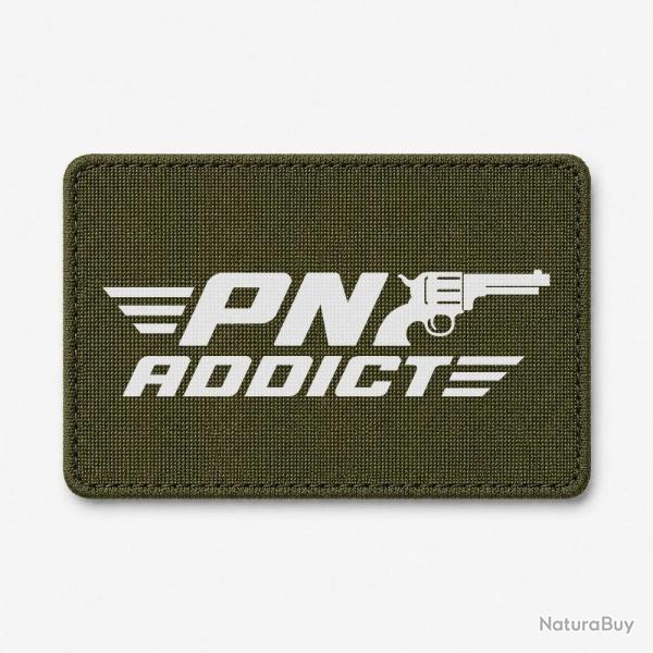 Patch Tir Sportif - PN Addict - Olive / Blanc