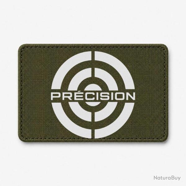 Patch Tir Sportif - Pr�cision - R�ticule - Olive / Blanc