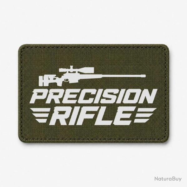Patch Tir Sportif - Precision Rifle - Cible et carabine - Olive / Blanc