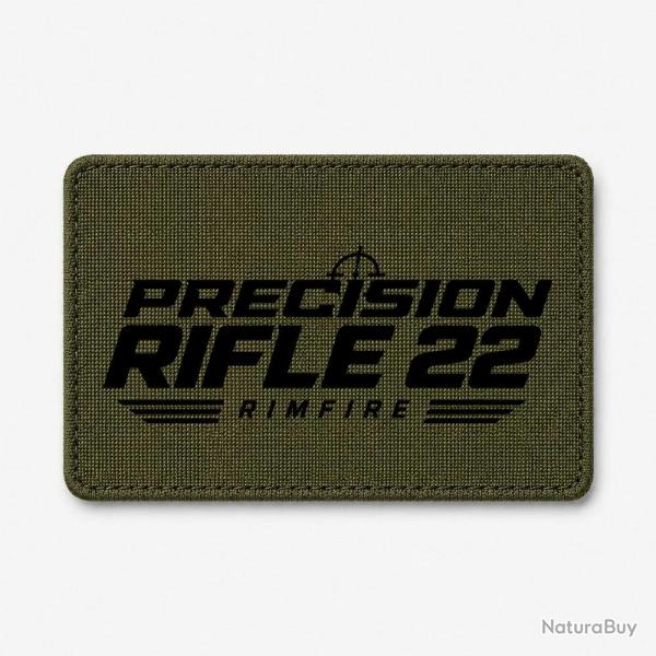 Patch Tir Sportif - Precision Rifle 22 - Rimfire - Olive / Noir